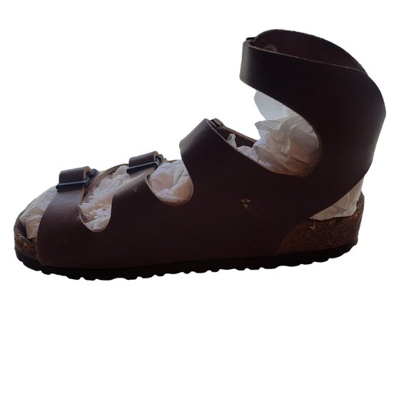 Birkenstock Ankle Strap Brown Sandals Size 35 - Picture 10 of 14
